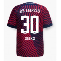 Pánský Fotbalový dres RB Leipzig Benjamin Sesko #30 2023-24 Venkovní Krátký Rukáv